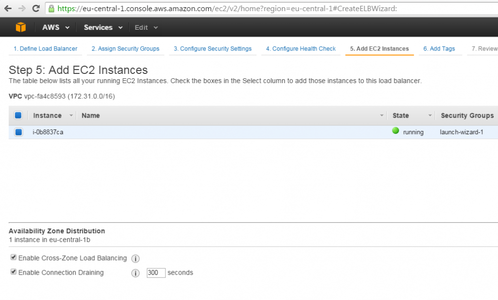 Add EC2 instance