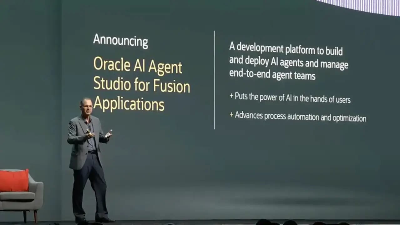 Screenshot from Oracle’s official YouTube video