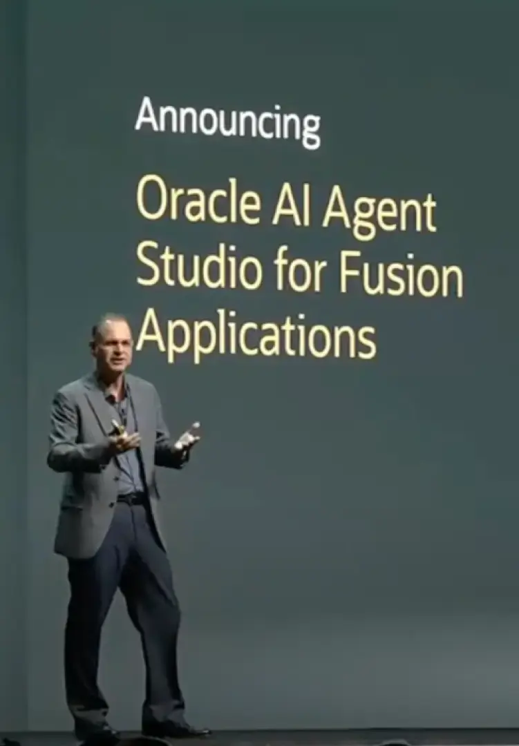 Screenshot from Oracle’s official YouTube video